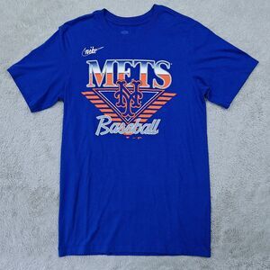 Nike MLB New York Mets Baseball T-Shirt Men's S Blue Sports Fan Merch